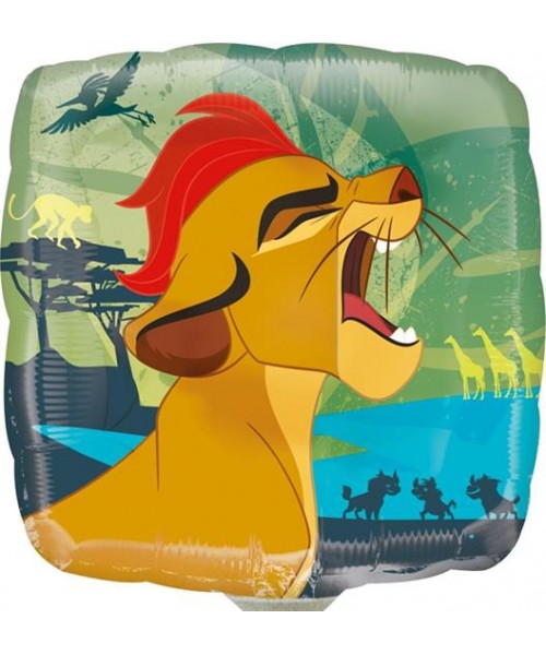 PALLONE MYLAR MINISHAPE RE LEONE - LION GUARD 23CM 1PZ -