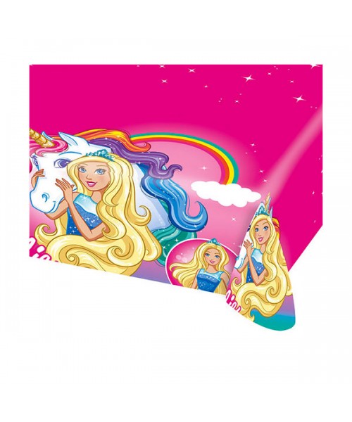 TOVAGLIA PLASTICA BARBIE DREAMTOPIA 180X120CM - L'Officina