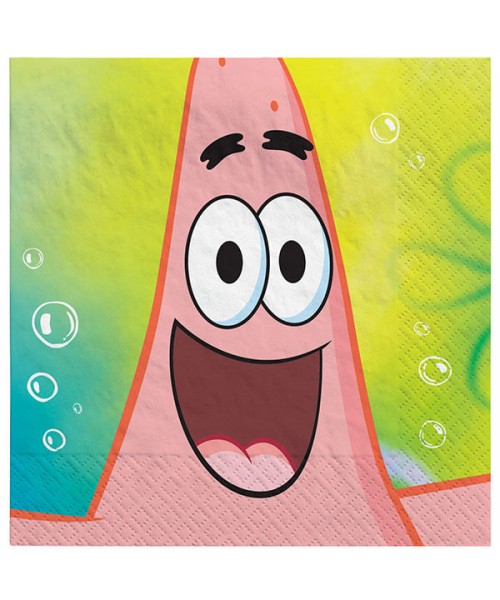 TOVAGLIOLO 33X33CM SPONGEBOB SQUARE 16PZ - L'Officina delle