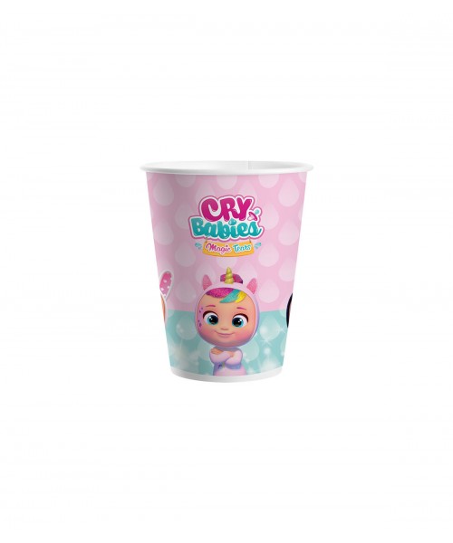 BICCHIERE CARTA CRY BABIES 200ML 8PZ - L'Officina delle feste