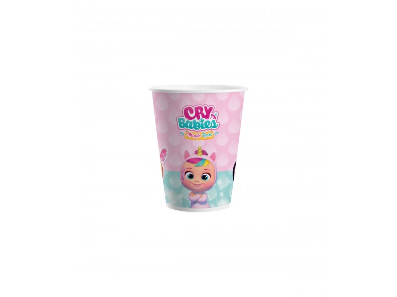 BICCHIERE CARTA CRY BABIES 200ML 8PZ - L'Officina delle feste