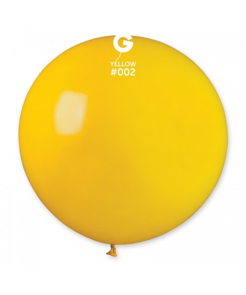 MONGOLFIERA PASTELLO 31''/80CM GIALLO 1PZ - L'Officina delle