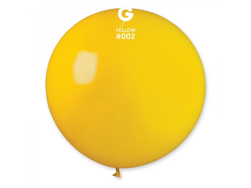 MONGOLFIERA PASTELLO 31''/80CM GIALLO 1PZ - L'Officina delle