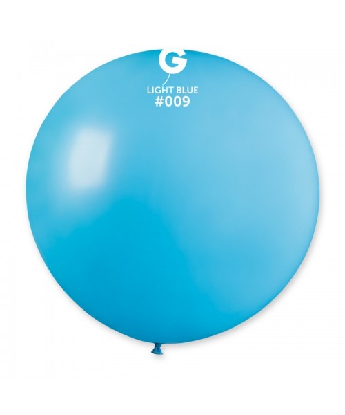 MONGOLFIERA PASTELLO 31''/80CM CELESTE 1PZ - L'Officina delle