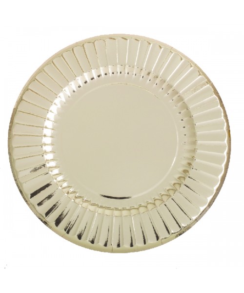 6 SOTTOPIATTI ORO LUX CM 33 - L'Officina delle feste