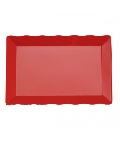 VASSOIO IN MELAMINA ROSSO CM20X30 - L'Officina delle feste