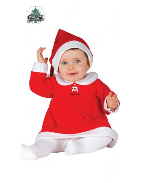 COSTUME MAMMA NATALINA BABY 12-18 MESI - L'Officina delle feste