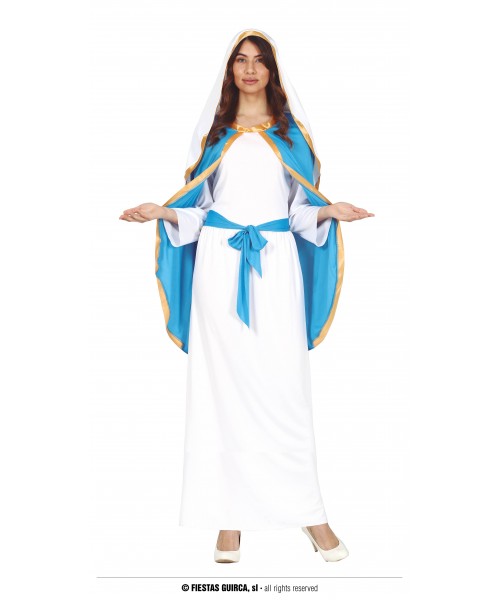 COSTUME DONNA VERGINE MARIA TG. L 42-44 - L'Officina delle feste