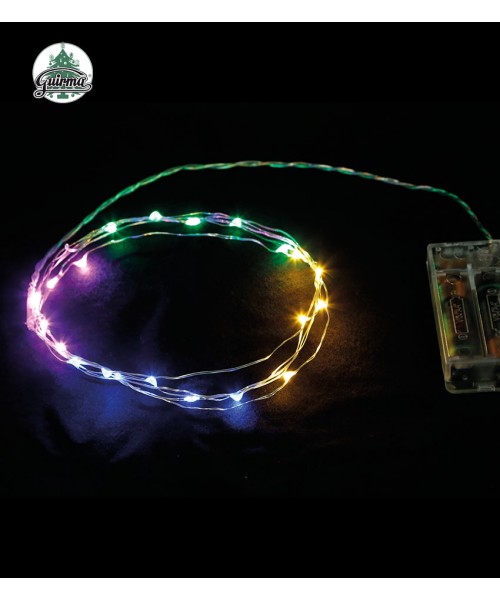 FILO LED LUCINE MULTICOLOR 2MT - L'Officina delle feste