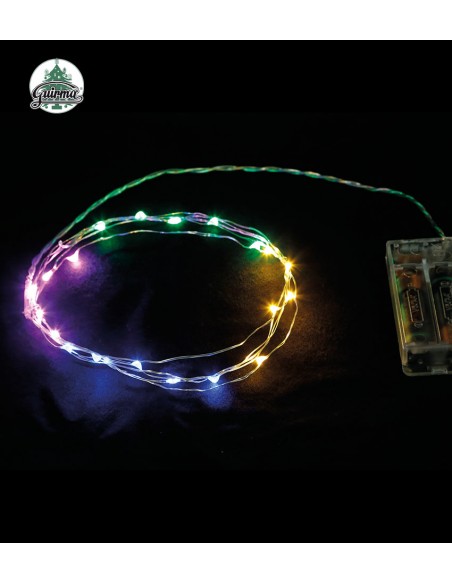 FILO LED LUCINE MULTICOLOR 2MT - L'Officina delle feste
