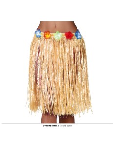 FALDA HAWAIANA FLORES 55 CMS. PAGLIA 2