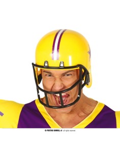 CASCO FOOTBALL AMERICANO GIALLO - L'Officina delle feste