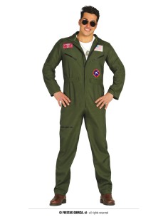 COSTUME UOMO PILOTA AVVIATORE TG. L 50-52 - L'Officina delle