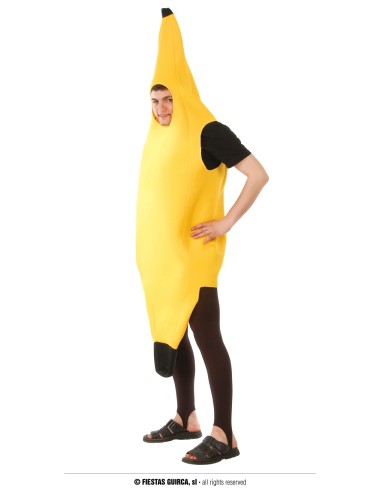 COSTUME UNISEX BANANA ADULTO TG. L 50-52 - L'Officina delle