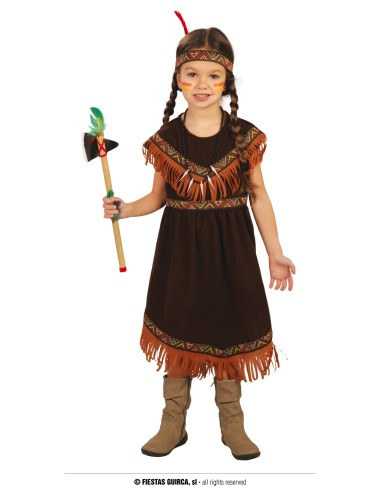 COSTUME BIMBA INDIANA D'AMARICA 7-9 ANNI - L'Officina delle