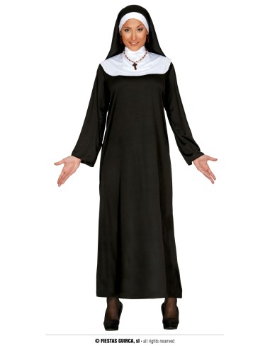 COSTUME DONNA SUORA TG.M 40-42 - L'Officina delle feste