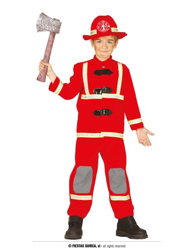 COSTUME POMPIERE BIMBO 7-9 ANNI - L'Officina delle feste