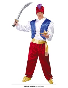 COSTUME GENIO DELLA LAMPADA ADULTO TG. M 48-50 - L'Officina