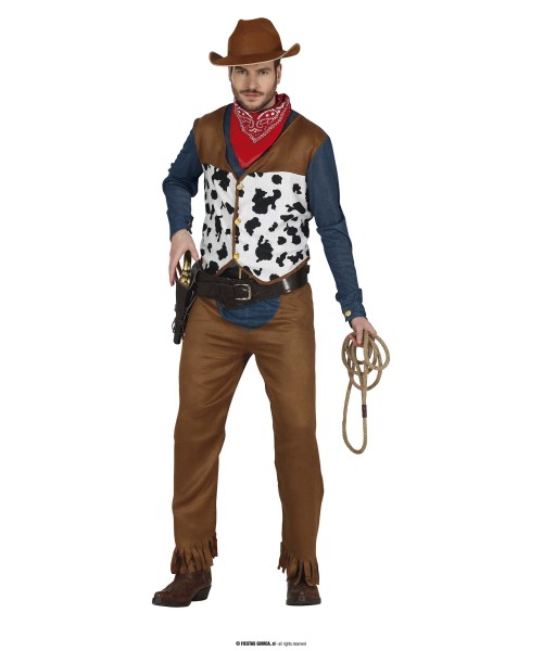COSTUME UOMO COWBOY TG. L 52-54 - L'Officina delle feste