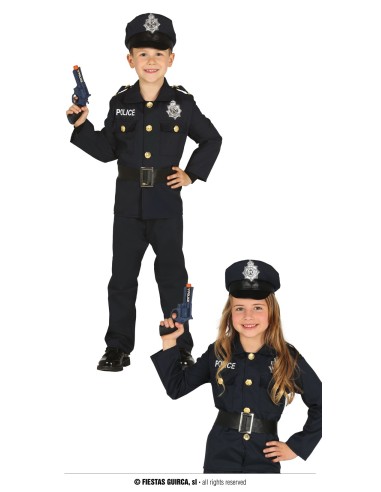 COSTUME BIMBO/A POLIZIOTTO 5-6 ANNI - L'Officina delle feste