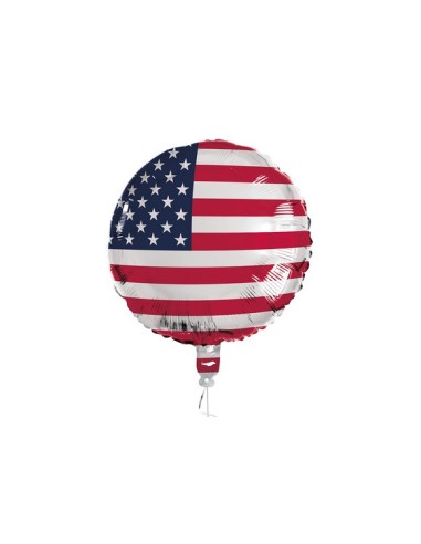 PALLONE MYLAR 18" BANDIERA AMERICANA USA CM. 45 1PZ -