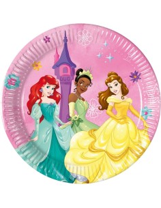 PIATTO CARTA 20CM PRINCIPESSE LIVE YOUR STORY 8PZ - L'Officina
