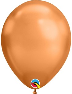 11RND PALLONI LATTICE CHROME COPPER BRONZO RAME 30CM 25PZ - 2