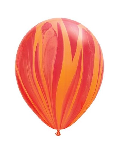 11RND ST SUPERAGATE RED/ORANGE PZ. 25 - L'Officina delle feste