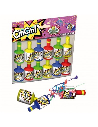 12 BOTTIGLIETTE CIN CIN A STRAPPO - L'Officina delle feste