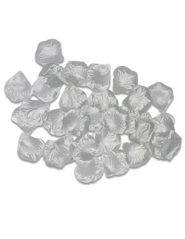 144 PETALI ARGENTO METAL POLIESTERE - L'Officina delle feste