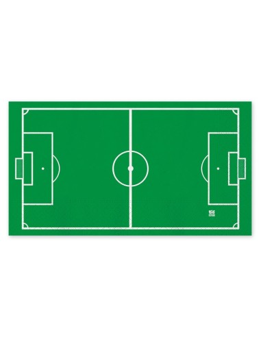 16 TOVAGLIOLI 40X33CM CAMPO DA CALCIO - L'Officina delle feste