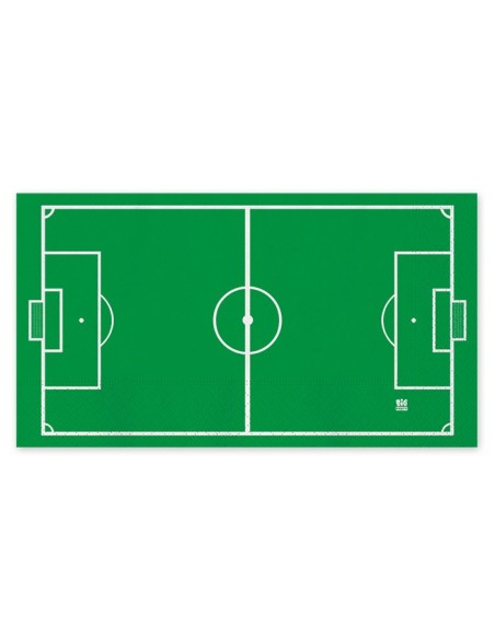 16 TOVAGLIOLI 40X33CM CAMPO DA CALCIO - L'Officina delle feste