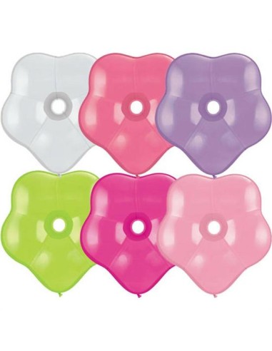 16''GEO BLOSSOM FLOWER ASSORTITI 50PZ - L'Officina delle feste