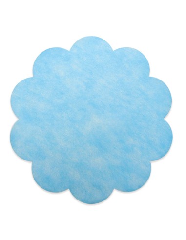 20 MARGHERITE IN TNT 55 CM. CELESTE - L'Officina delle feste