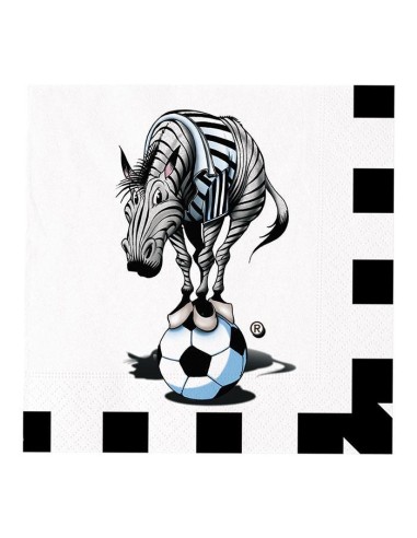 20 TOV.LI ZEBROTTA BIANCO NERO CM33X33 - L'Officina delle feste