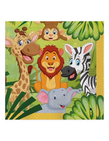 20 TOVAG.LI 33X33 GIUNGLA - L'Officina delle feste