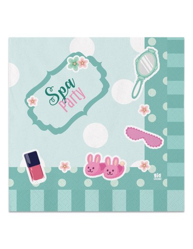 20 Tovaglioli 33 x 33 cm Spa Party - L'Officina delle feste