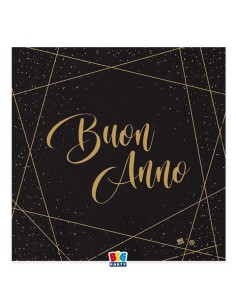 20 TOVAGLIOLI 33X33 BUON ANNO - L'Officina delle feste 2