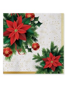 20 TOVAGLIOLI 33X33 CHRISTMAS MOOD - L'Officina delle feste 2