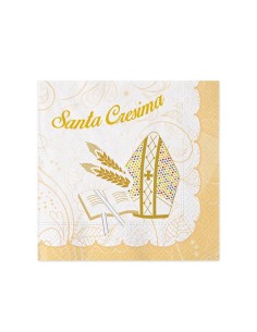 20 TOVAGLIOLI CM.25X25 LA MIA CRESIMA - L'Officina delle feste 2