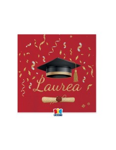 20 TOVAGLIOLINI 25X25 LAUREA GLAMOUR - L'Officina delle feste 2