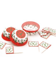 24 PIROTTINI CARTA AGRIFOGLIO CM5.2X3 CON 24 PICK - L'Officina 2