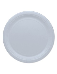 25 PIATTI CARTA 24 CM ECOLOR BIANCO PLASTIC FREE - L'Officina 2