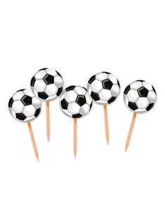 25 PICKS SAGOMATI PALLONE DA CALCIO 4X7CM - L'Officina delle 2