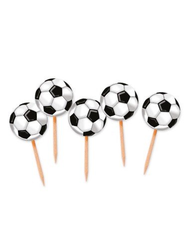 25 PICKS SAGOMATI PALLONE DA CALCIO 4X7CM - L'Officina delle