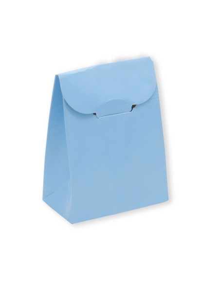 25 SCATOLINE SACCHETTO CELESTE 6X8X3.5 CM - L'Officina delle