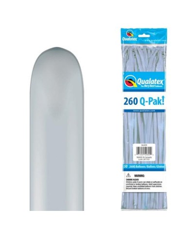 260Q-PAK PZ. 50 MODELLABILI SILVER PERL - L'Officina delle feste