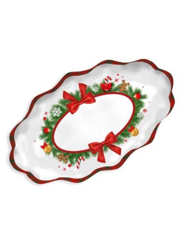 3 RAVIERE CHRISTMAS KILT 36X20CM - L'Officina delle feste