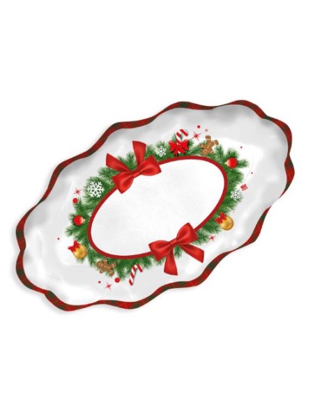 3 RAVIERE CHRISTMAS KILT 36X20CM - L'Officina delle feste