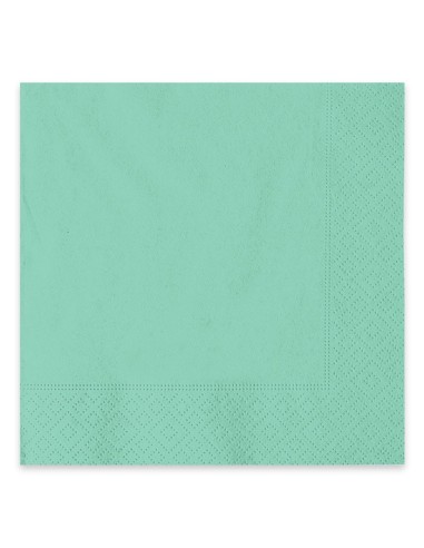 40 TOVAGLIOLI 33X33 ECOLOR 2 VELI ACQUA MARINA - L'Officina